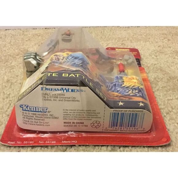 SMALL SOLDIERS Commando Elite Chip Hazard Head Quarters Battle Set Kenner  MOC - Picture 6 of 6